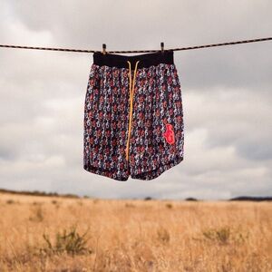 JG CHENILLE LOGO MESH BASKETBALL SHORTS New Size Large